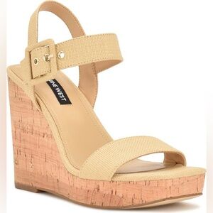 Nine West Courts Platform Wedge Sandal